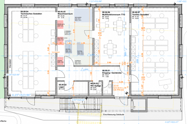 Neubau WerkenTagesschule EG